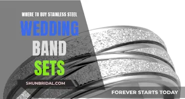 Stainless Steel Wedding Band Sets: Where to Buy