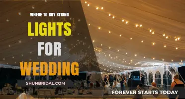 Best Places to Buy Wedding String Lights for Your Big Day