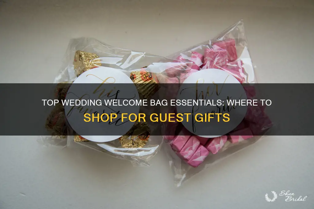 where to buy stuff for welcome bags wedding