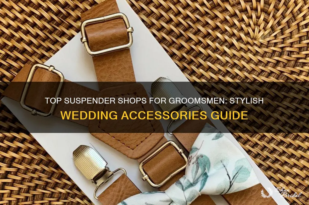 where to buy suspenders for groomsmen