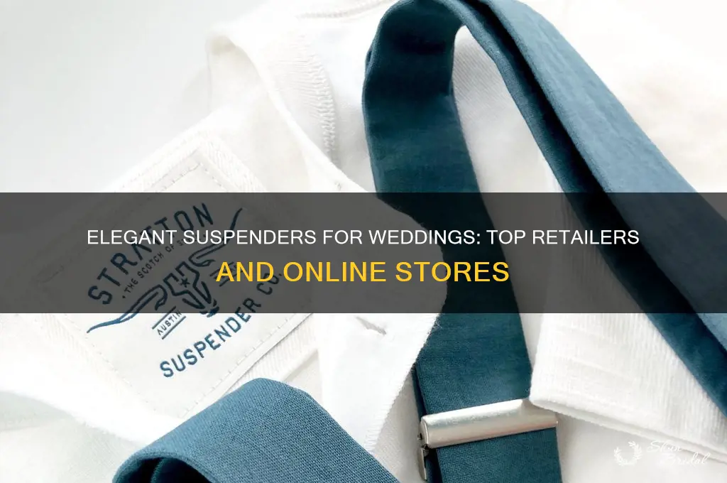 where to buy suspenders for wedding