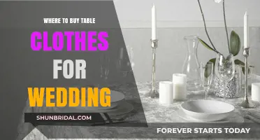 Elegant Wedding Tablecloths: Top Places to Purchase Your Dream Linens