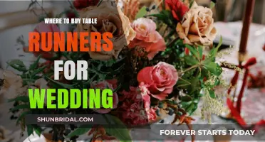 Elegant Wedding Table Runners: Top Places to Purchase Yours