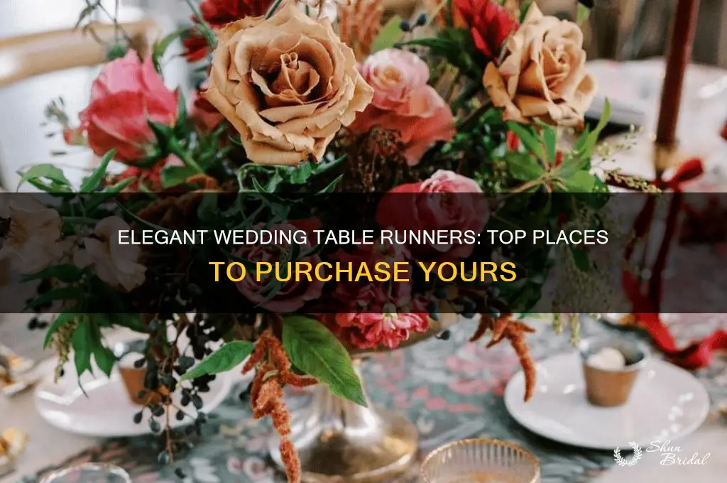 where to buy table runners for wedding