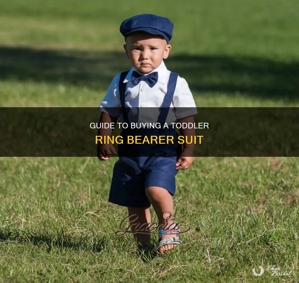 where to buy toddler ring bearer suit