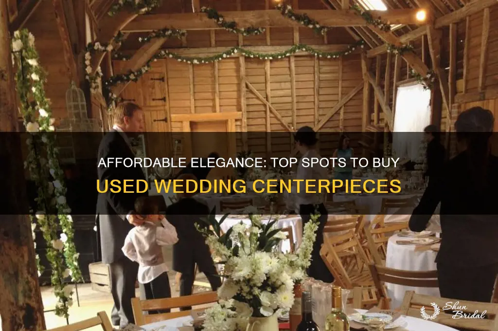 where to buy used wedding centerpieces