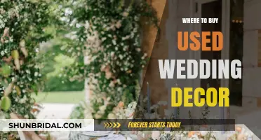 Affordable Elegance: Top Spots to Buy Used Wedding Decor