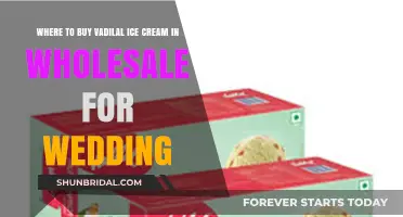 Wholesale Vadilal Ice Cream: Top Suppliers for Wedding Celebrations