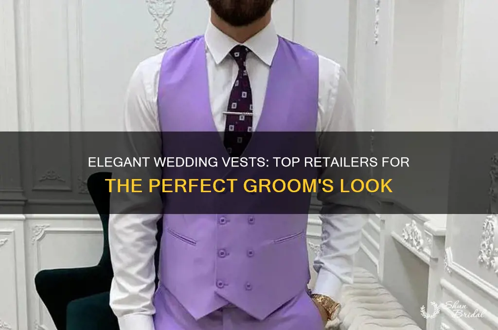 where to buy vest for wedding