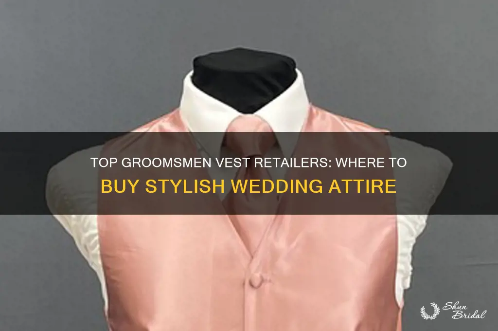where to buy vests for groomsmen
