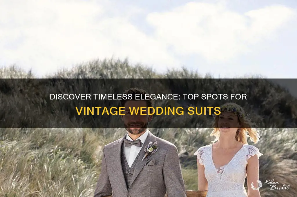 where to buy vintage wedding suits