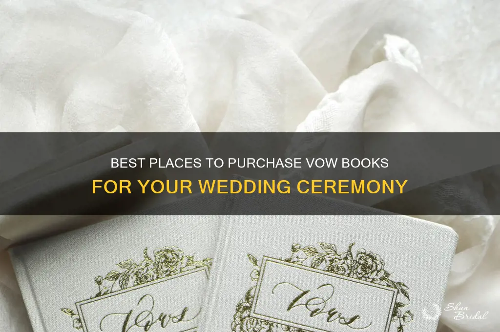where to buy vow books
