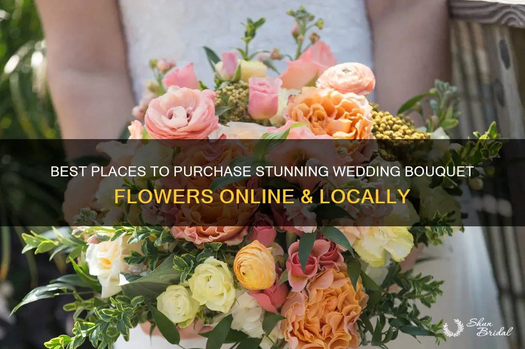 where to buy wed bouquet flowers