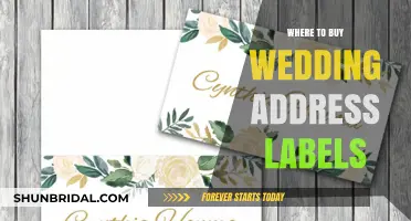 Elegant Wedding Address Labels: Top Places to Purchase Online