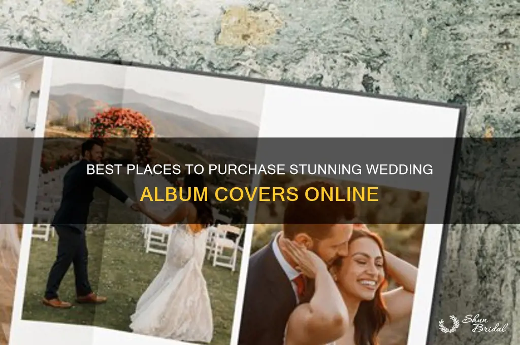 where to buy wedding album cover