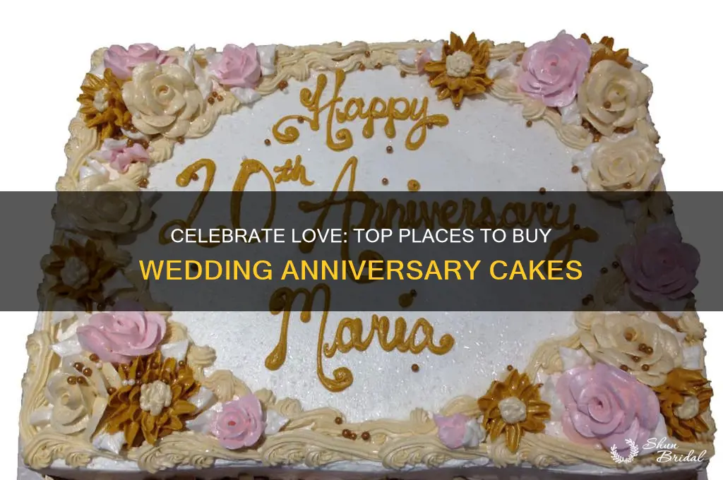 where to buy wedding anniversary cakes