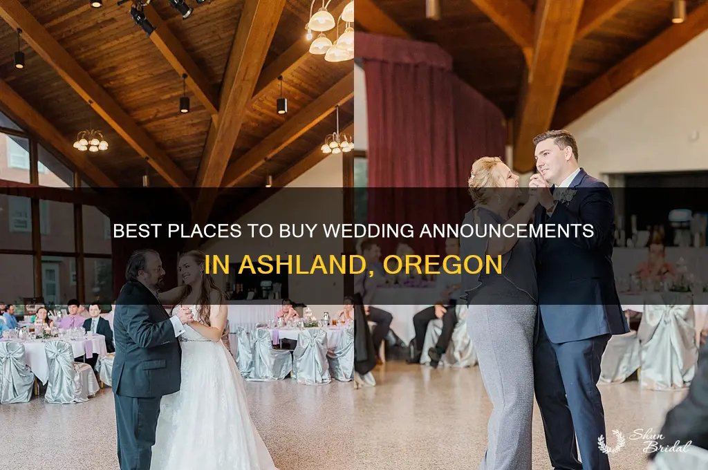 where to buy wedding announcements in ashland oregon