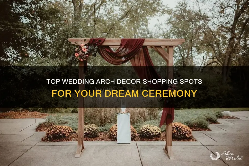 where to buy wedding arch decor