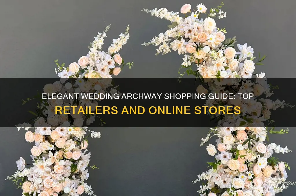 where to buy wedding archway