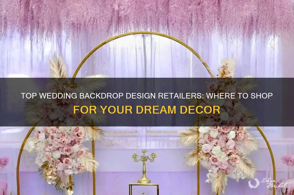 where to buy wedding backdrop design
