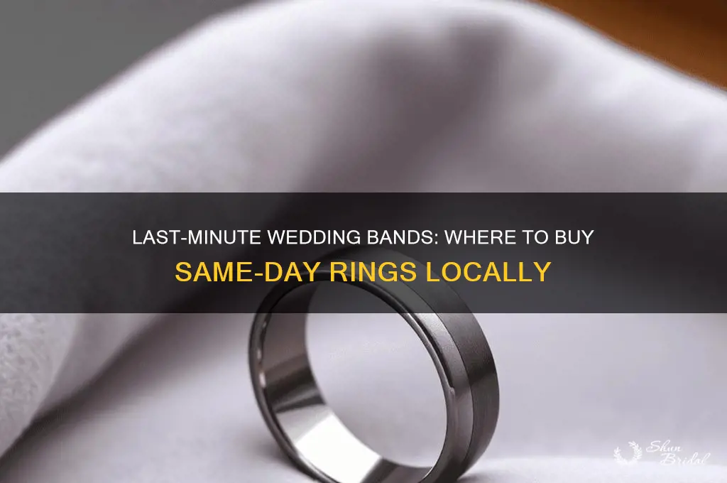 where to buy wedding bands same day