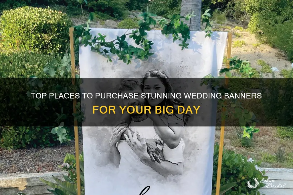 where to buy wedding banners