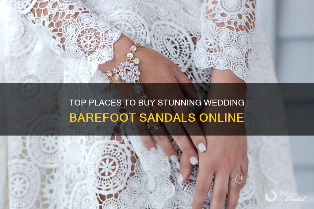 where to buy wedding barefoot sandals