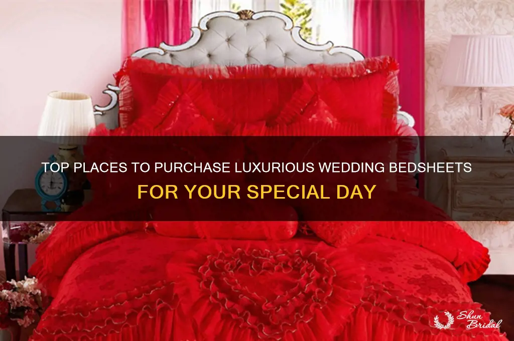 where to buy wedding bedsheet
