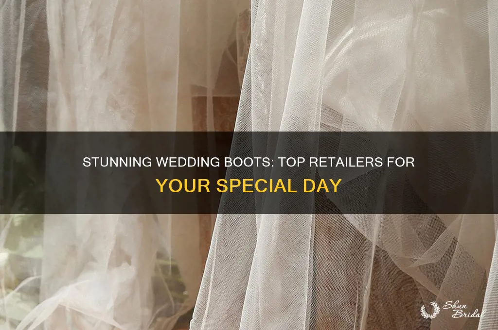 where to buy wedding boots