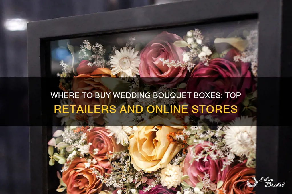 where to buy wedding bouquet box