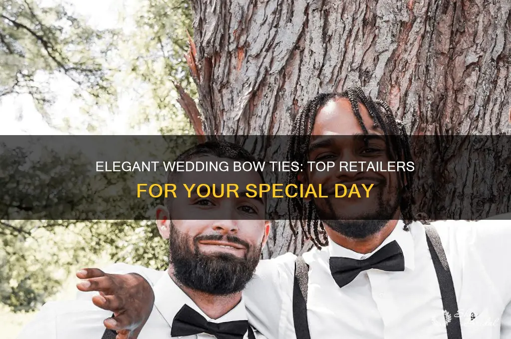 where to buy wedding bow ties