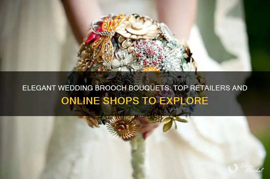 where to buy wedding brooch bouquets