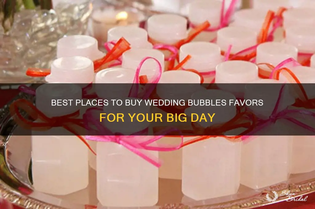where to buy wedding bubbles favors