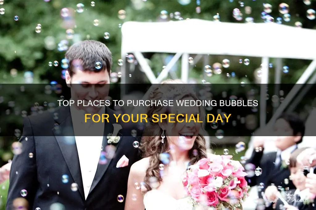 where to buy wedding bubbles