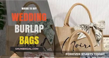 Top Places to Purchase Wedding Burlap Bags for Rustic Charm