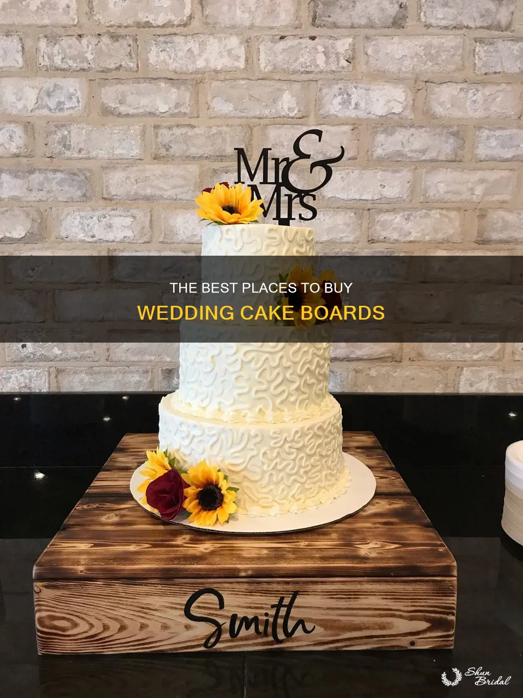 where to buy wedding cake boards