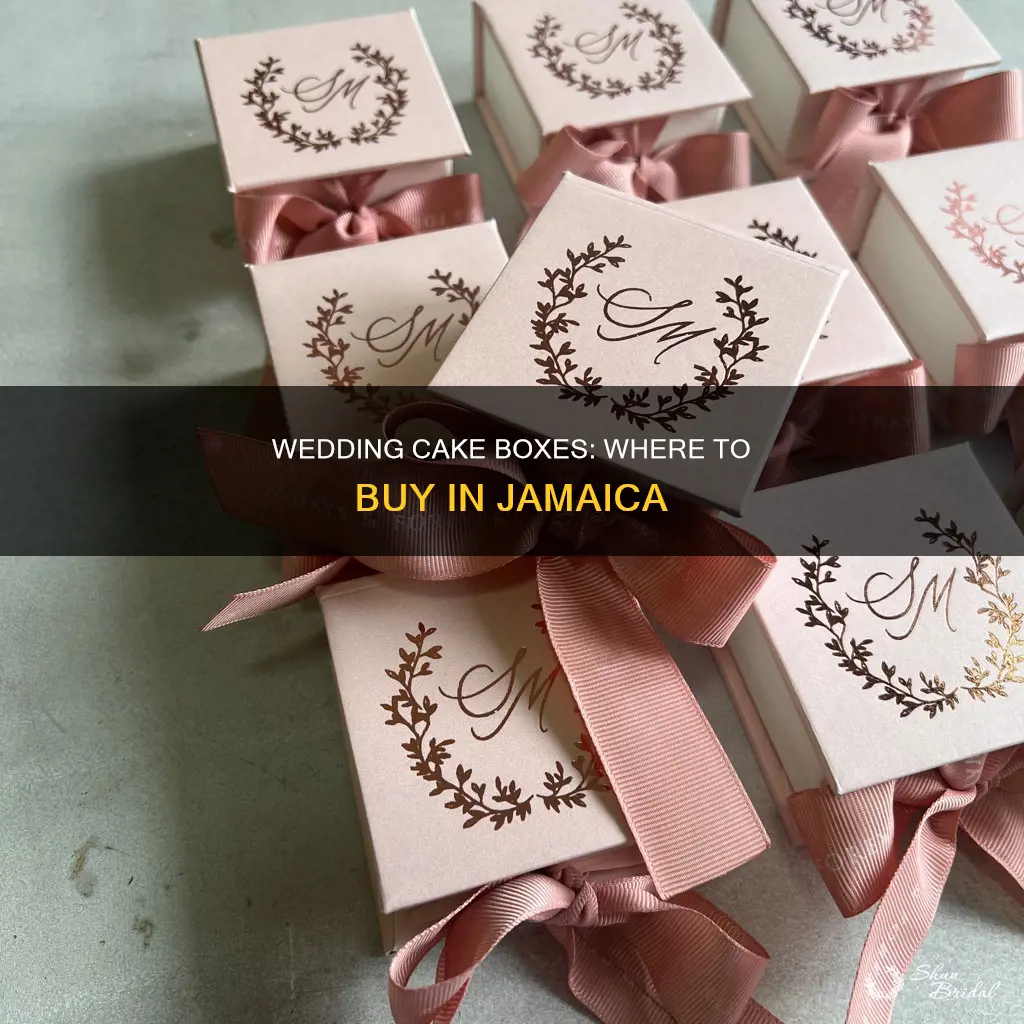 where to buy wedding cake boxes jamaica