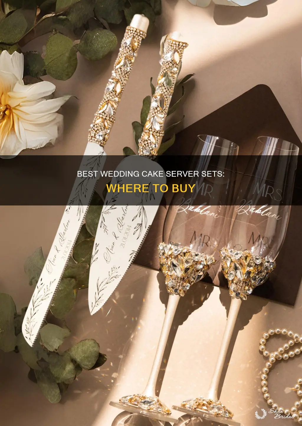 where to buy wedding cake server set