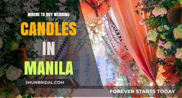 Best Places to Buy Wedding Candles in Manila: A Guide