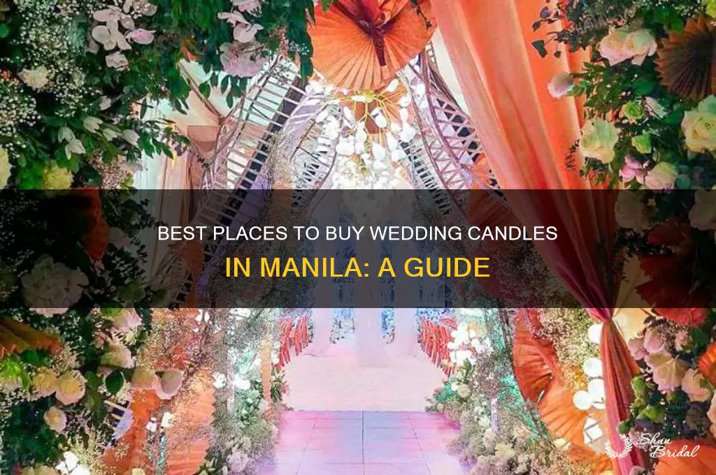 where to buy wedding candles in manila