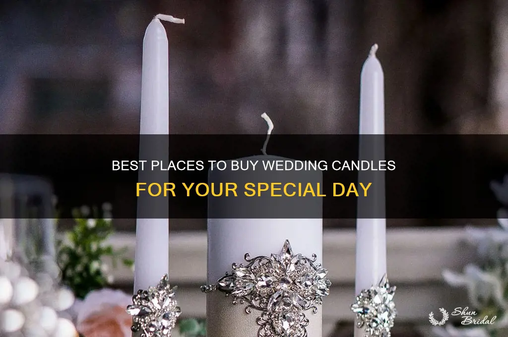 where to buy wedding candles