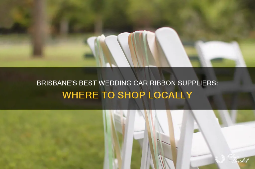 where to buy wedding car ribbon brisbane