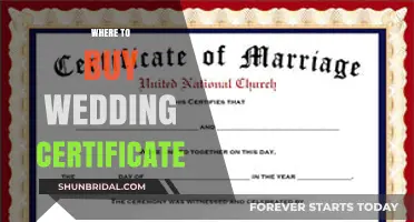 Where to Purchase Your Official Wedding Certificate: A Complete Guide