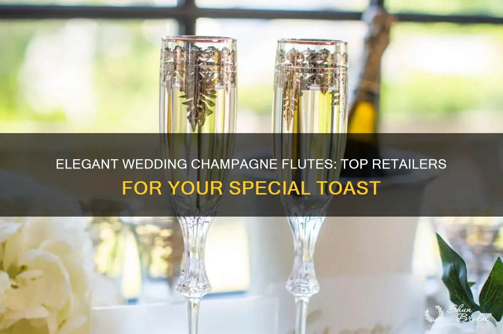 where to buy wedding champagne flutes