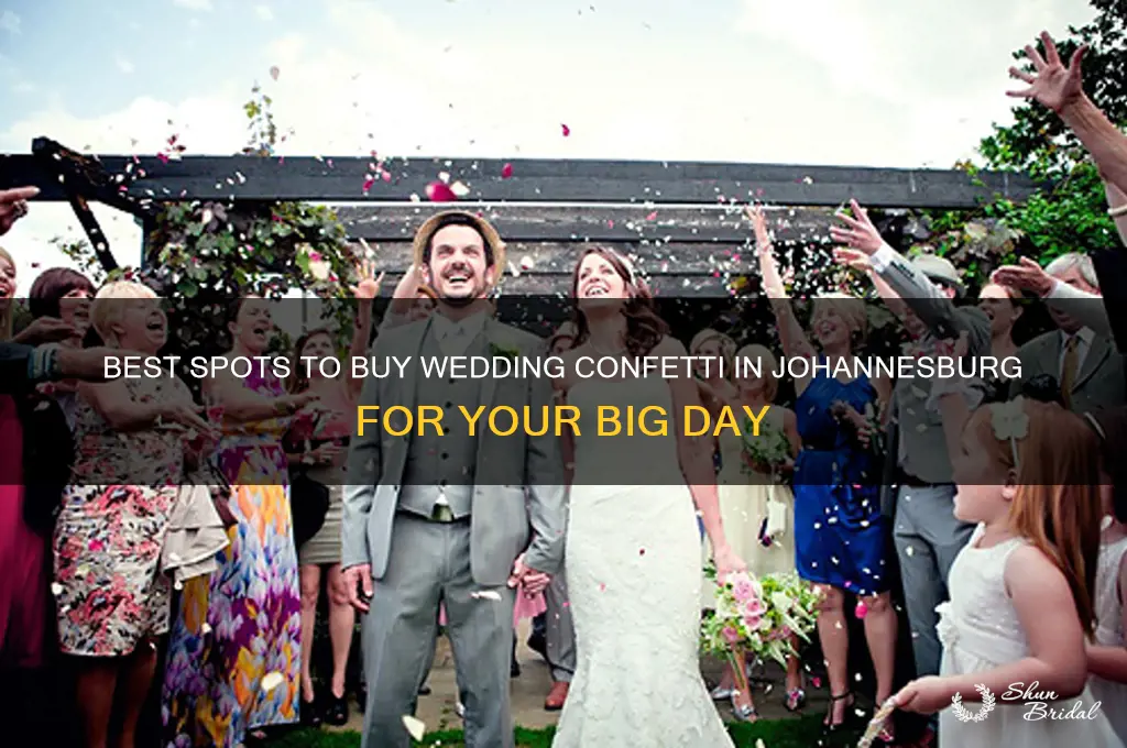 where to buy wedding confetti in johannesburg