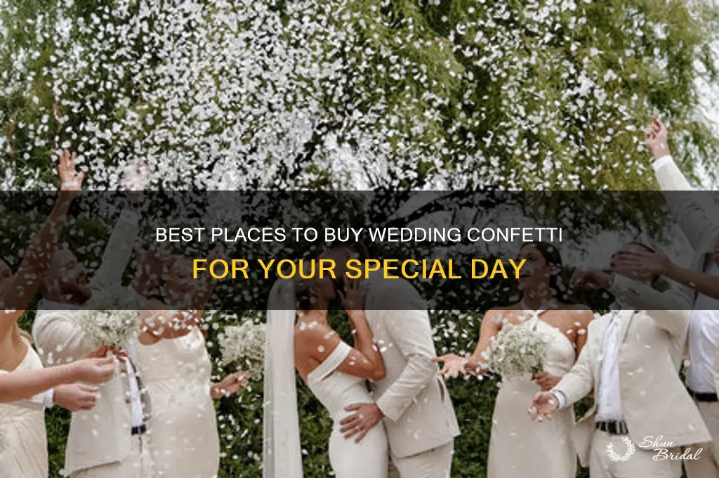 where to buy wedding confetti