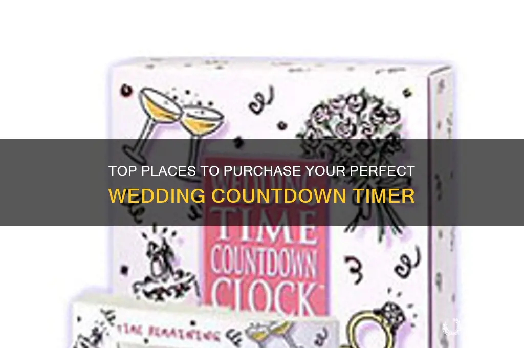 where to buy wedding countdown