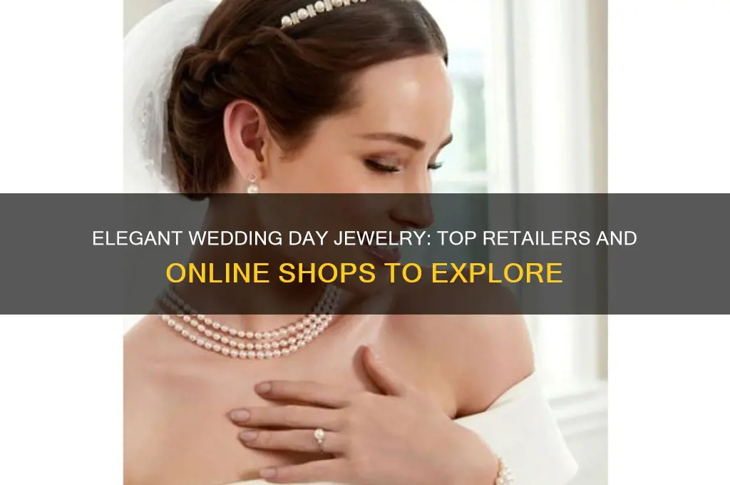 where to buy wedding day jewelry