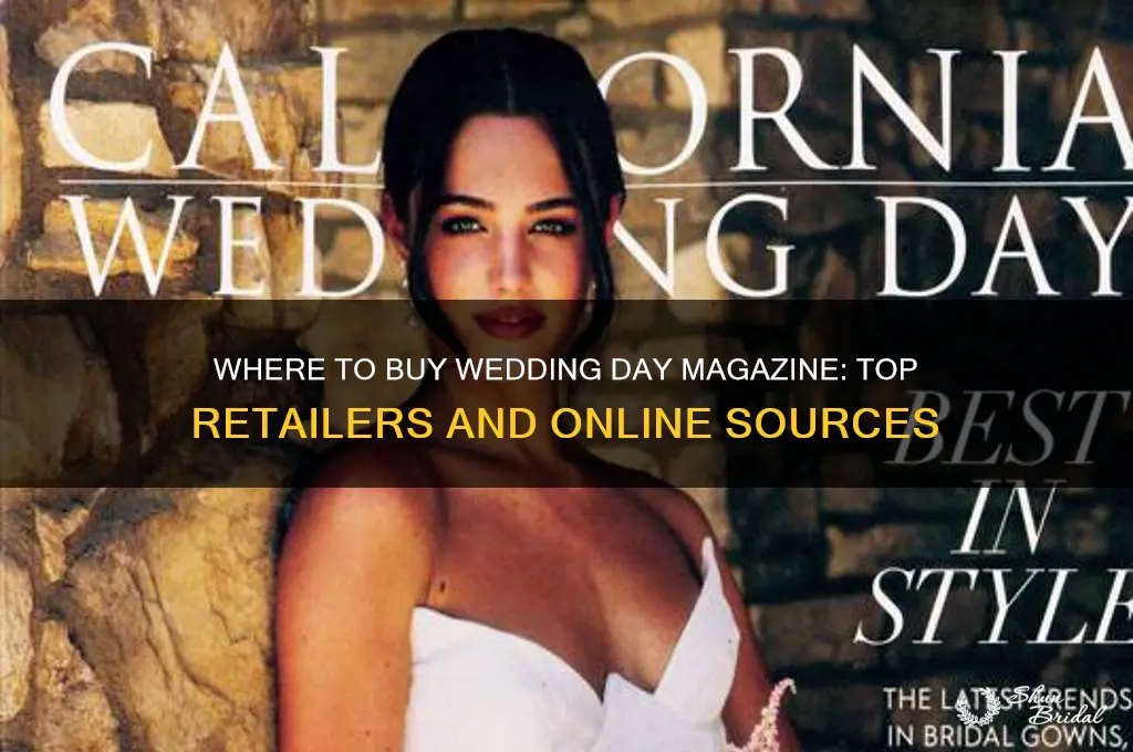 where to buy wedding day magazine