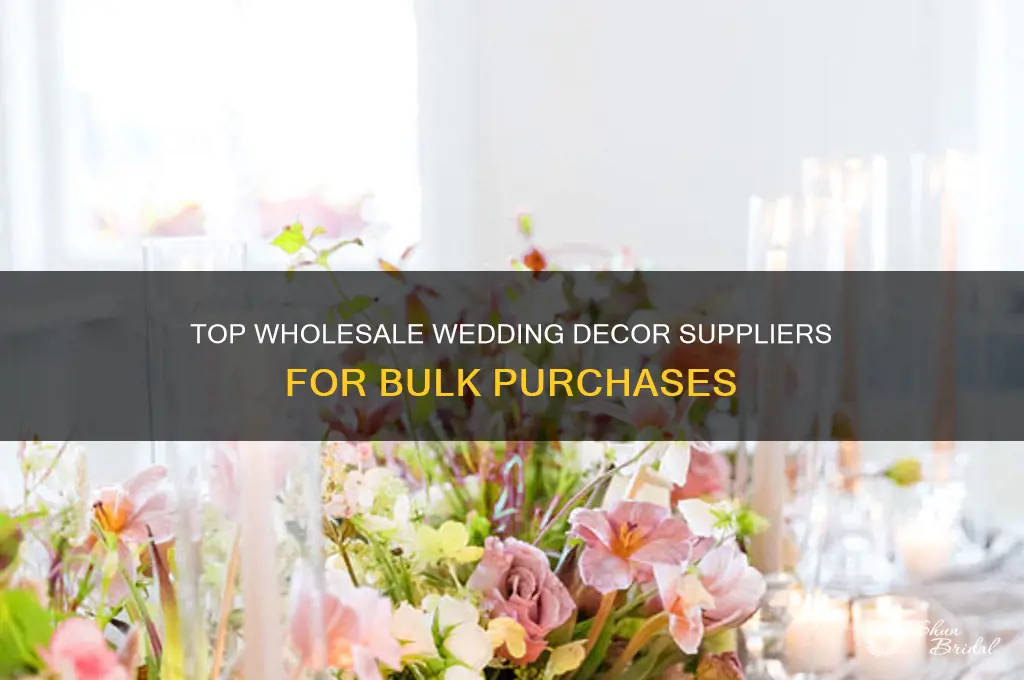 where to buy wedding decor in bulk